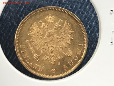 10 марок 1879 г для Финляндии - 3985FDC4-59EE-4ABA-B121-CC3E105910BA