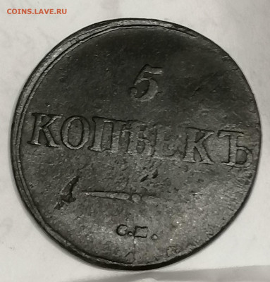 Короткий аук. 5 Коп. 1831 СМ 04.10.21 г 18 ч. МСК - IMG_20211001_183912