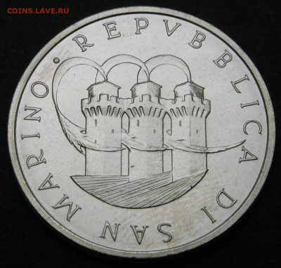 Сан-Марино 500 лир 1989 года формула-1 серебро. - 1-1