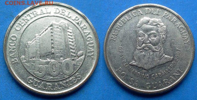 Парагвай - 500 гуарани 2007 года до 10.10 - Парагвай 500 гуарани, 2007