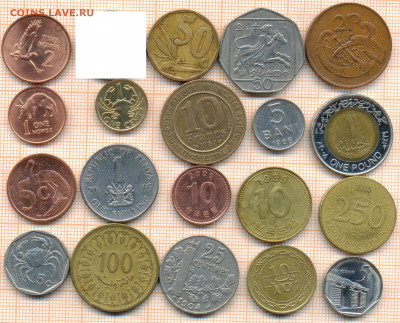 монеты разные 20 штук 2 от 5 руб. фикс цена - лист 2 001