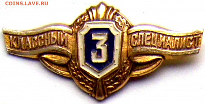 Воинский знак Классный специалист 3кл. до 10.10.21. 22-00 Мс - Воинский знак Классный специалист 3кл..JPG