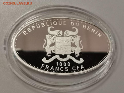 1000фр 2013 Бенин- Змеиный глаз, Ag999, до 10.10 - Z Змеиный глаз-3
