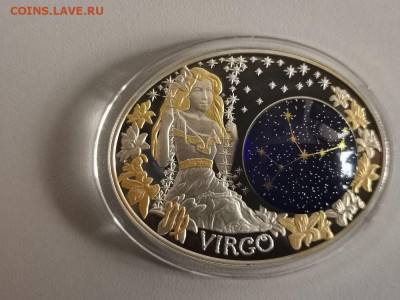 10денар 2014 Македония- Дева, Ag925, до 10.10 - Z Зодиак-Дева-2