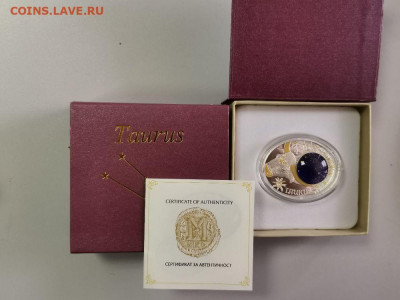 10денар 2014 Македония- Телец, Ag925, до 10.10 - Z Зодиак-Телец-1