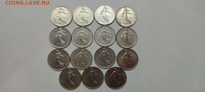 Фикс! 1,2,5,10 франков Франции, до 06.10.2021г. - IMG_20210928_081631_thumb