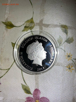 2 доллара Сфинкс 2015 Соломоновы Серебро - mEu3dimPnXA