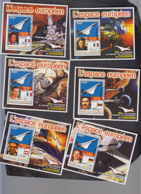 Джибути ; Коморы 12 блоков Космос Транспорт - 34а