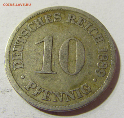 10 пфеннигов 1889 J Германия №1 09.10.2021 22:00 МСК - CIMG7797.JPG