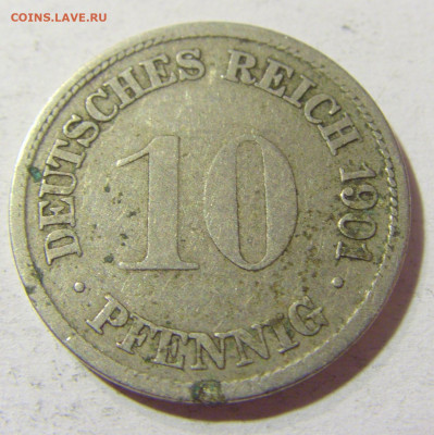 10 пфеннигов 1901 G Германия №1 09.10.2021 22:00 МСК - CIMG7801.JPG
