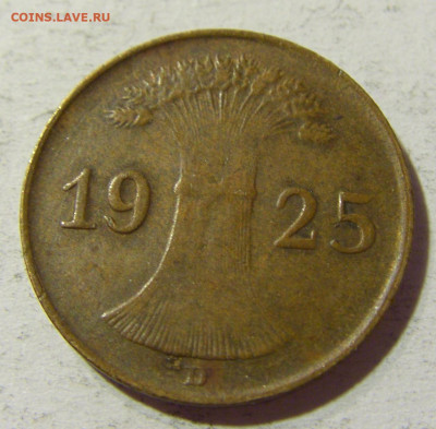1 пфенниг 1925 D Германия №1 09.10.2021 22:00 МСК - CIMG7863.JPG