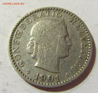 20 раппен 1901 Швейцария №1 09.10.2021 22:00 МСК - CIMG7891.JPG