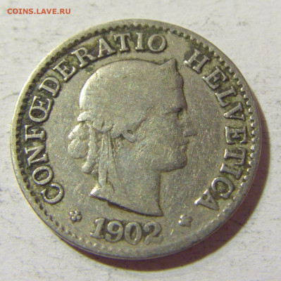 5 раппен 1902 Швейцария №1 09.10.2021 22:00 МСК - CIMG7915.JPG