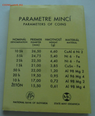 Словакия годовой набор 1994 до 11.10.21 - P1300253.JPG