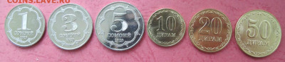 Таджикистан 10, 20, 50 дир., 1, 3, 5 сом. 2020 г. UNC - IMG_4922.JPG