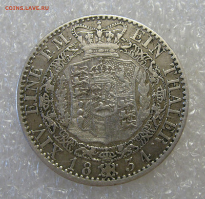 Королевство Ганновер и Британия. Вильгельм IV. ТАЛЕР 1834 RR - Тл1834 (4).JPG