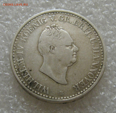 Королевство Ганновер и Британия. Вильгельм IV. ТАЛЕР 1834 RR - Тл1834 (3).JPG
