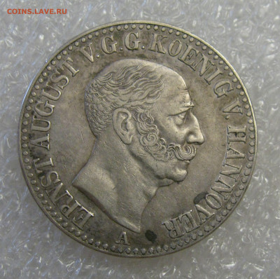 Королевство Ганновер. Эрнст Август I. 1 ТАЛЕР 1842 года. - Тл1842 (3).JPG