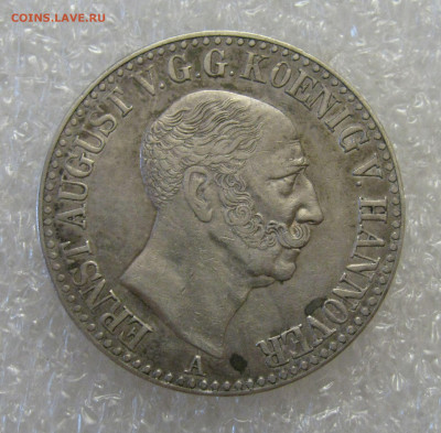 Королевство Ганновер. Эрнст Август I. 1 ТАЛЕР 1842 года. - Тл1842 (2).JPG