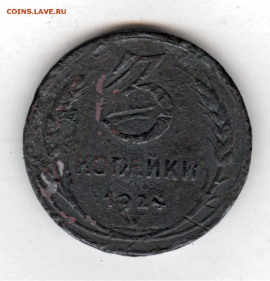 3 Копейки 1924 (4стебля) - 22 002