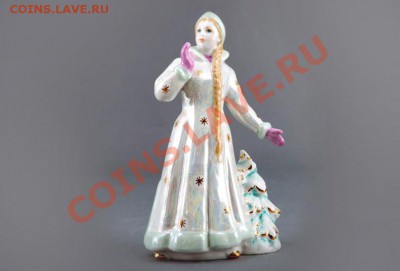 Статуэта фарфоравая. Снегурочка.1957г - snegurochka