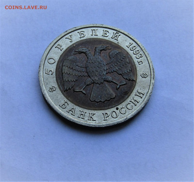 50 руб 1993 Гималайский медведь с 200 р до 15.10.21 г. 22:00 - IMG_2688.JPG