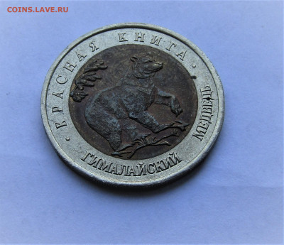50 руб 1993 Гималайский медведь с 200 р до 15.10.21 г. 22:00 - IMG_2686.JPG