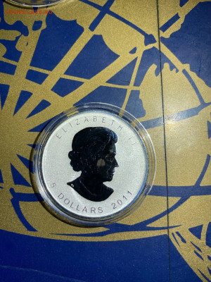 5 долларов Кленовый лист 2011 Канада Серебро - 1STi6aapOEc