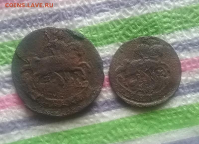 2 монеты: денга ЕМ 1771 и 1790 до 14.10.2021 в 22 Мск - 20211009_101611 а