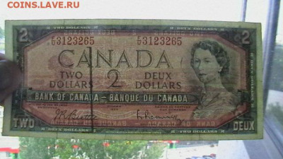 Канада. 2 доллара. 1954 г. до 16,10,21 по МСК 22-00 - IMGA0343.JPG