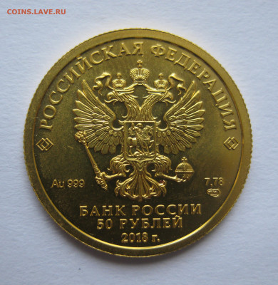 50 руб. 2018 Чемпионат мира по футболу в России Кубок Золото - IMG_9293.JPG