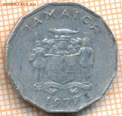 Ямайка 1 цент 1977 г., до 16.10.2021 г. 22.00 по Москве - Ямайка 1 цент 1977 3439
