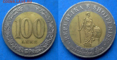 Албания - 100 леков 2000 года (БИМ) до 17.10 - Албания 100 леков, 2000
