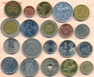 монеты разные 20 штук 3 от 5 руб. фикс цена - лист 3 001