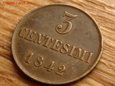 Сардиния 3 чентезимо 1842 до 14.10 в 22.00М - IMG_0922.JPG