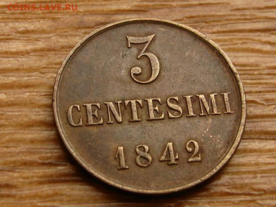 Сардиния 3 чентезимо 1842 до 14.10 в 22.00М - IMG_0921.JPG
