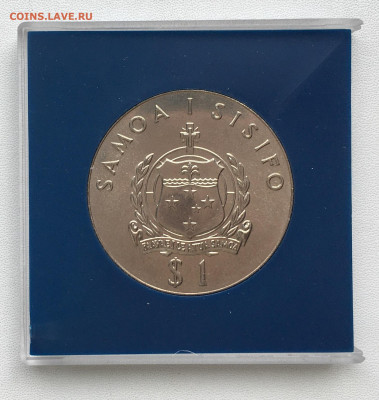 Крона Шайба Самоа 1 Тала 1980 Пальма флора ФАО FAO памятная - IMG_1053.JPG