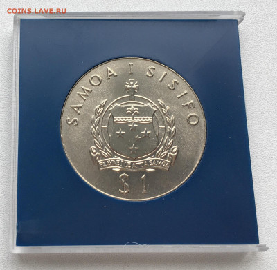 Крона Шайба Самоа 1 Тала 1980 Пальма флора ФАО FAO памятная - IMG_1055.JPG