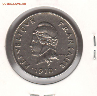 Новая Каледония, 10 франков 1970 до 18.10.21. - 1