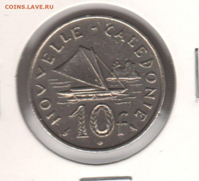 Новая Каледония, 10 франков 1970 до 18.10.21. - 2