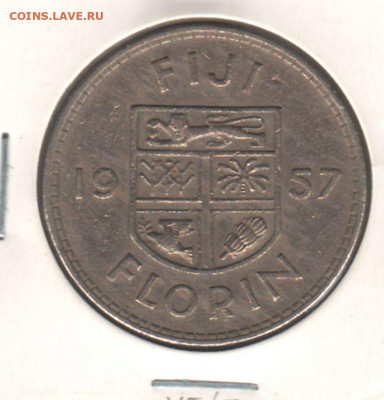 Фиджи, флорин 1957 до 18.10.21. - 2