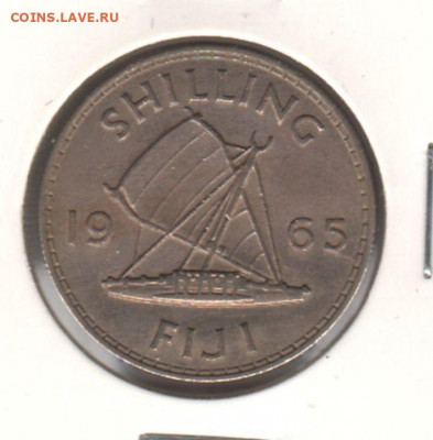 Фиджи, шиллинг 1965 до 18.10.21. - 2