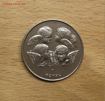 Крона Шайба Гибралтар 1 роял 1999 Херувимы Ангелы - IMG_1333.JPG