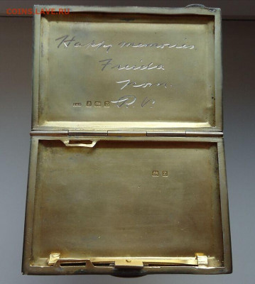 Табакерка 925 пр Англия 1925 год   до 17.10.2021  22-00 МСК - 2