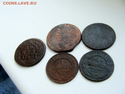 1к 1913,1901;2к 1869;деньга 1748,1760 - DSC05570.JPG