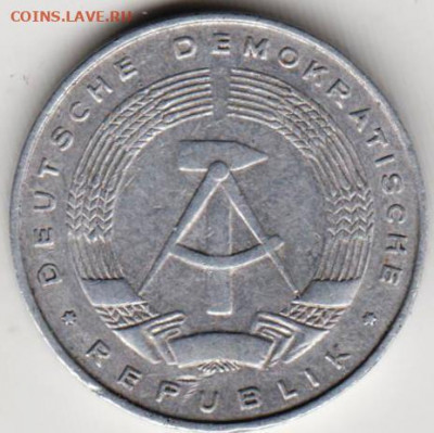 ГДР 5 пфеннигов 1968 г. до 21.10.21 г. в 23.00 - 012