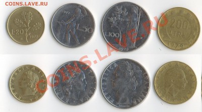 Набор монет Италии 1973,1977,1979 г до 22:00мск 03.11.11 - 003