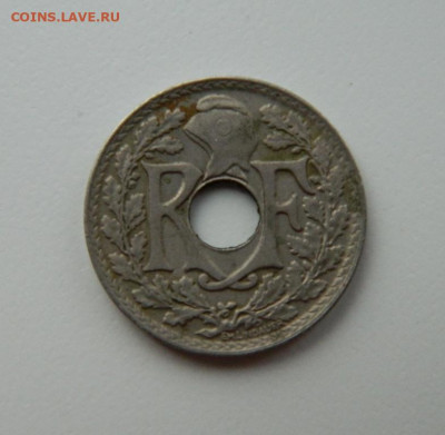 Франция 5 сантимов 1918 г. до 21.10.21 - DSCN1114.JPG