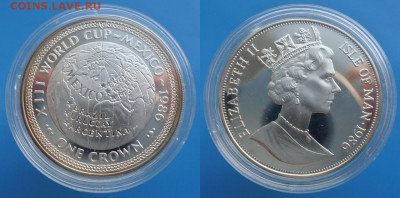 Мэн 1 крона 1986г футбол 3 до 20.10. 22-00 мск - 3