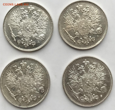 50 пенни 1911, 1914, 1915, 1916 гг UNC - 9DCF1570-6E8B-4890-9134-A907E672ACBA